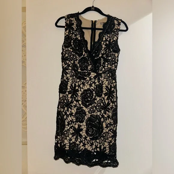 Love By Design | Dresses | Love X Design Lace Floral Black Dress | Poshmark